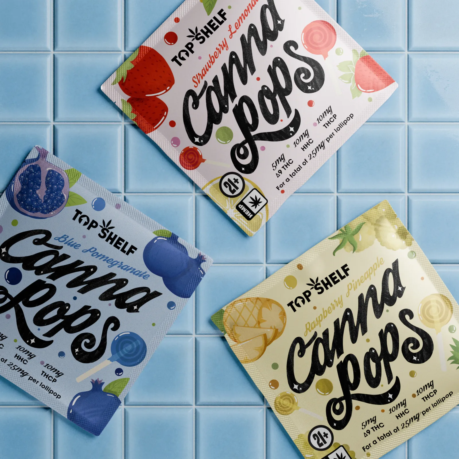 Canna Pops - Product Identity, Packaging