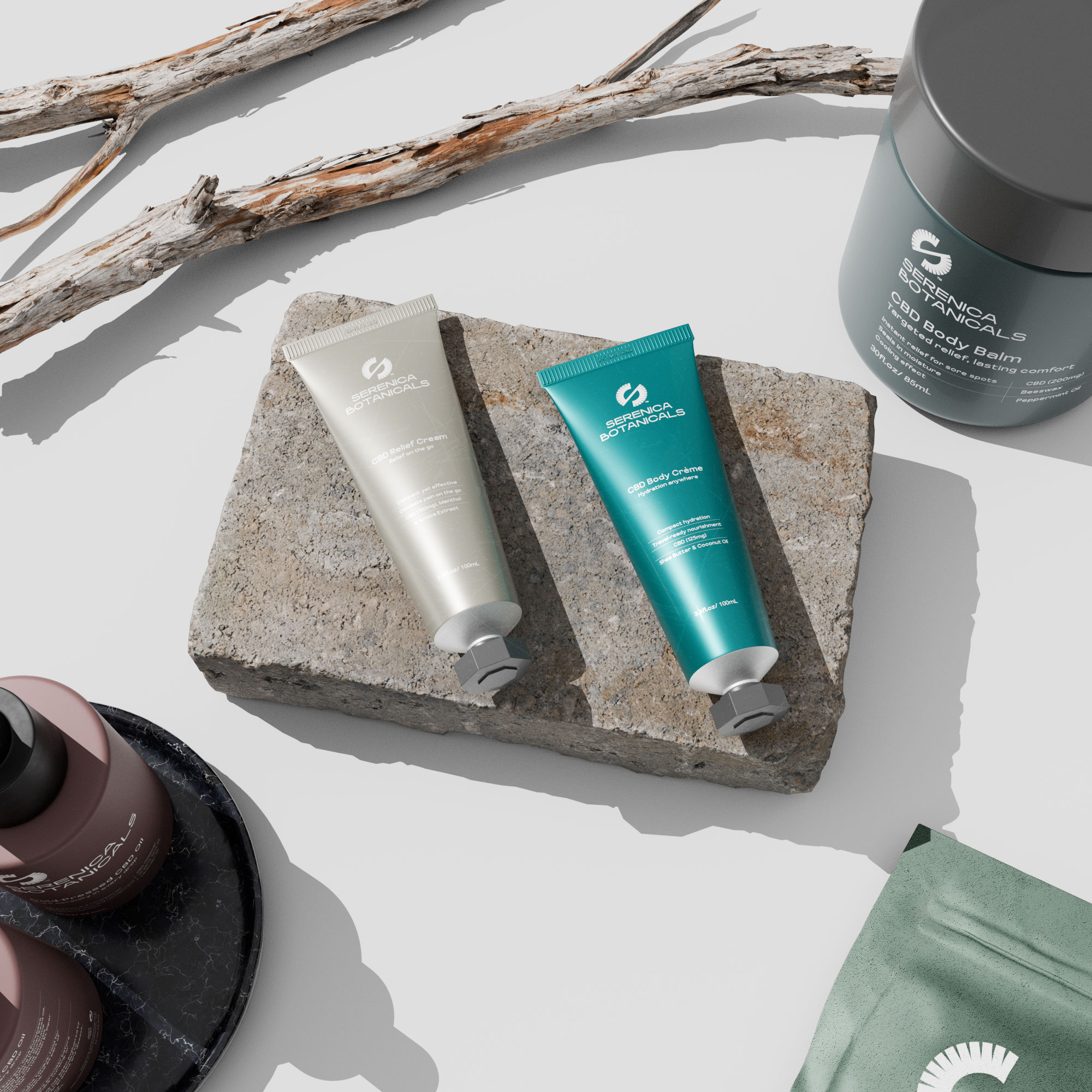 Serenica Botanicals - Brand Identity, Packaging