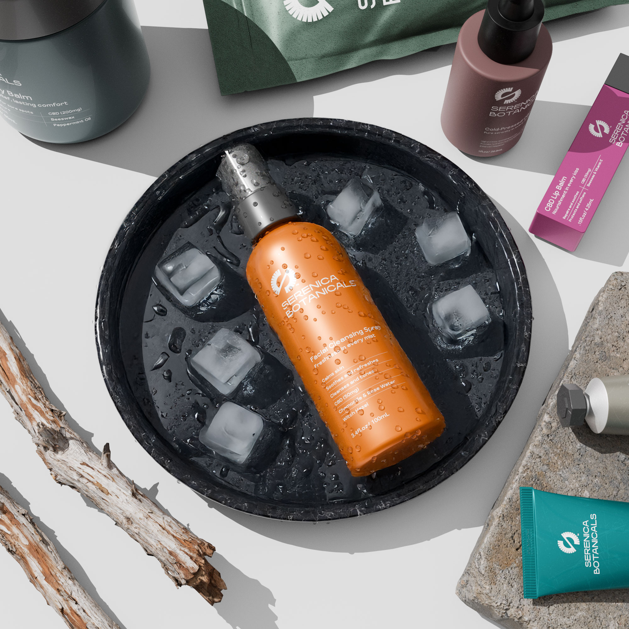 Serenica Botanicals - Brand Identity, Packaging