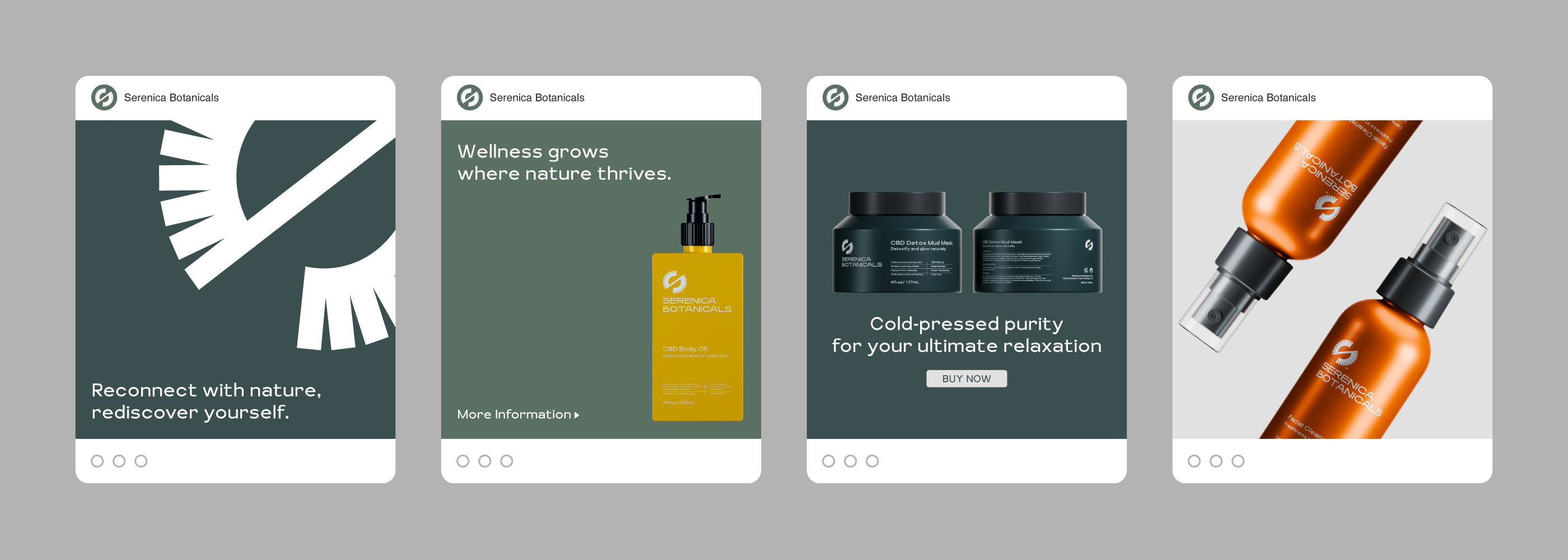 Serenica Botanicals - Brand Identity, Packaging